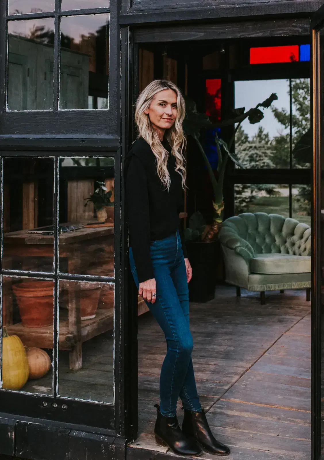 Leanne Sawchuk, Registered Psychotherapist, in her Kitchener-Waterloo therapy office